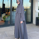 Georgette Full Abaya With Stoller