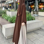 Georgette Full Abaya With Stoller