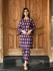 2 Pcs Women's Stitched Arabic Lawn Printed Suit