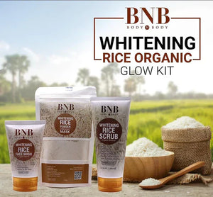 BNB Whitening Rice Organic Glow Kit