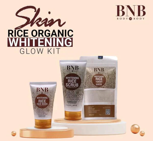 BNB Whitening Rice Organic Glow Kit