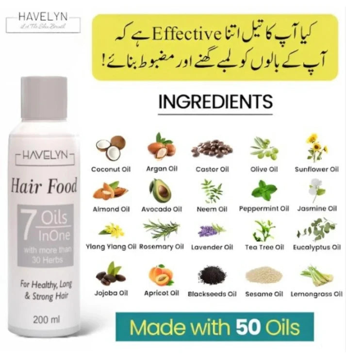 Premium 7 in 1 Hair Food Oil