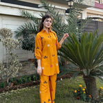 2 Pcs Women's Stitched Embroidered Suit