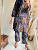 2 Pcs Women's Stitched Arabic Lawn Printed Suit