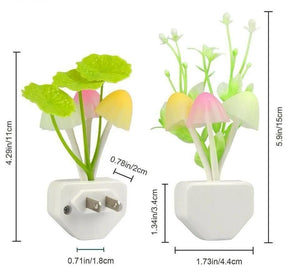 3D Mushroom LED Night Light Sensor Lamp