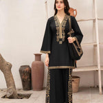 3 Pcs Women Stitched Arabic Lawn