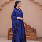 1 Pc Women Stitched Katan Silk Plain Kaftan